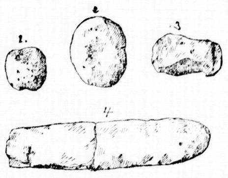 DRAWING OF STONE IMPLEMENTS