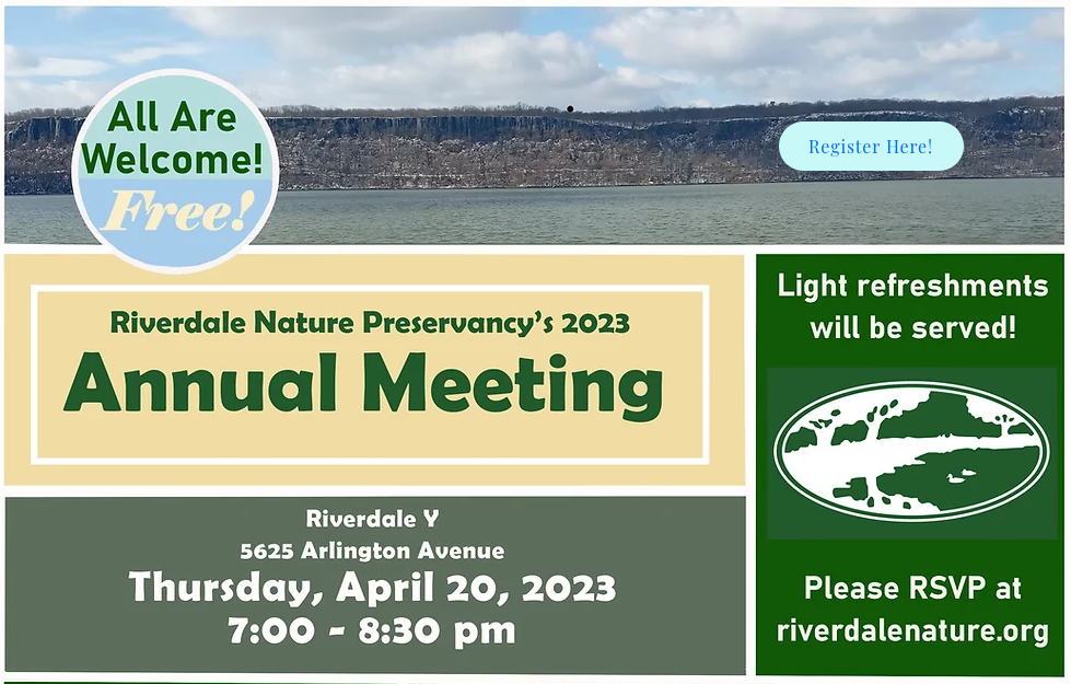 Informational sign about RNP Annual Meeting