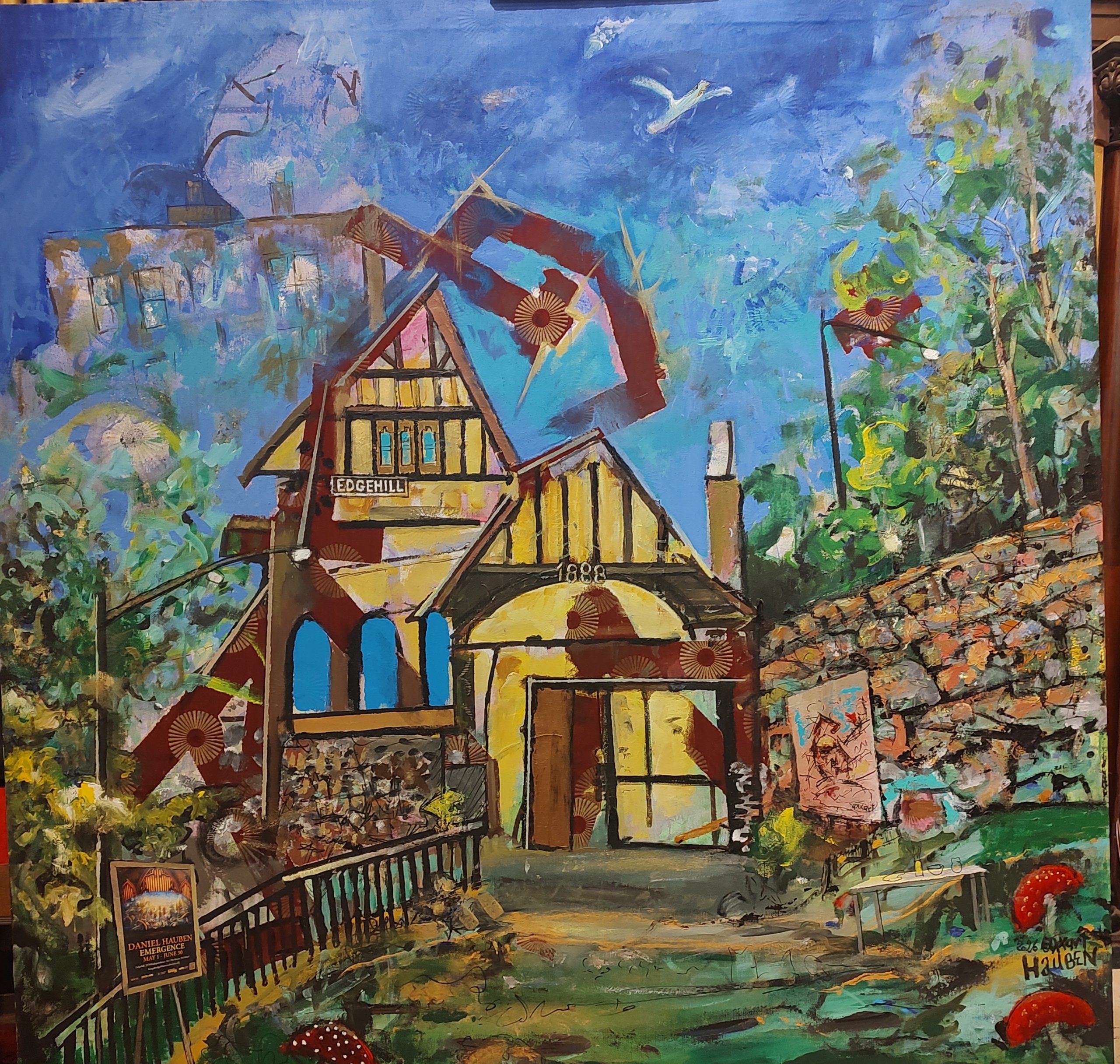 Painting of Edgehill by Daniel Hauben
