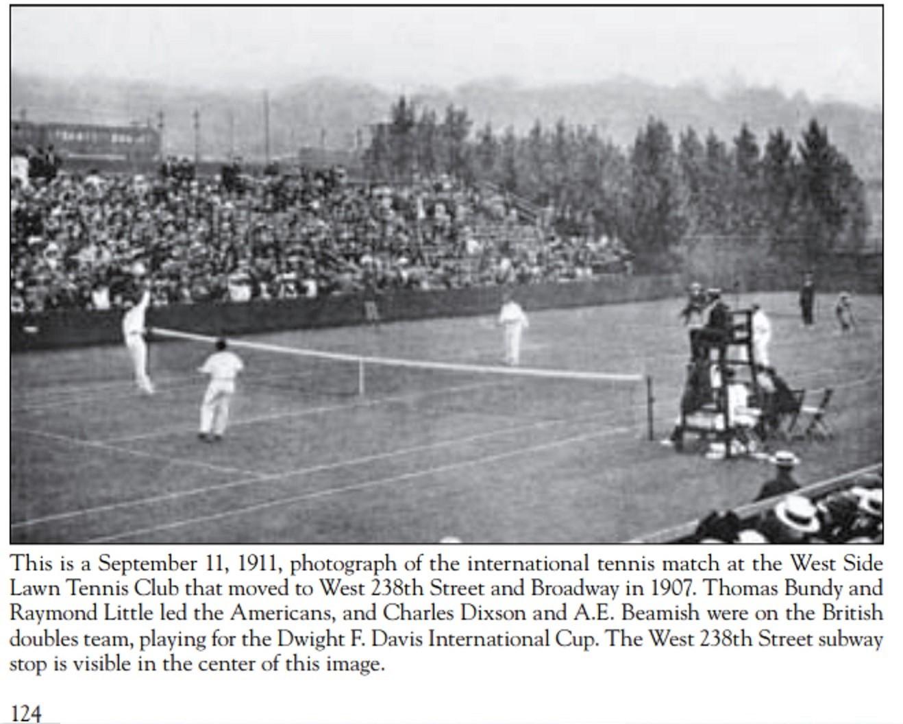 West Side Lawn Tennis 1911