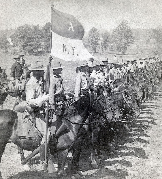 Image of National Guard cavalry