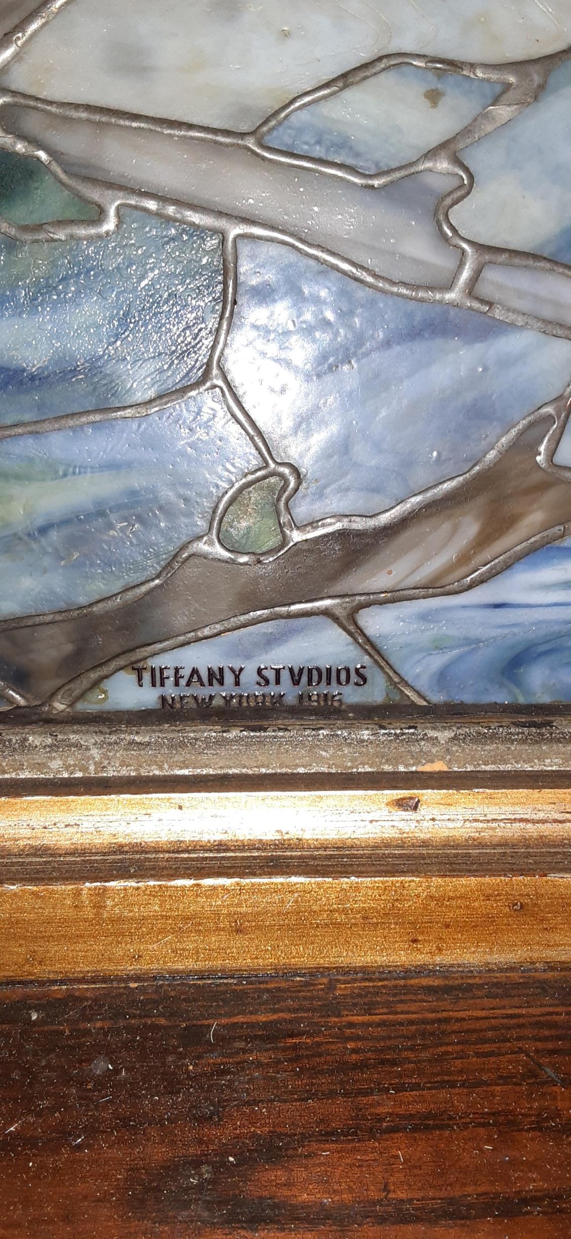 Tiffany label 1916
